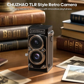 NOWIFICAM CHUZHAO twin-lens detail emphasizing vintage styling and tactile control