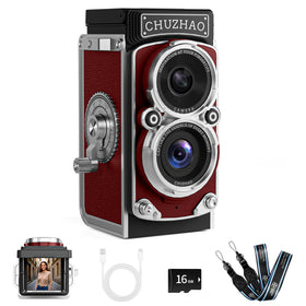 NOWIFICAM CHUZHAO front view showing retro TLR look and easy framing benefit