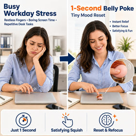NOWILD notebook squishy belly sticker adds tactile relief during long study sessions.