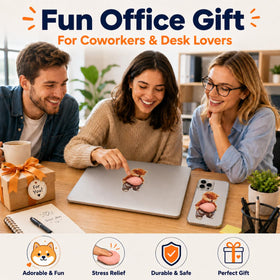 NOWILD pack-of-four squishy stickers offers versatile desk fun and stress relief.