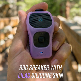noxgear 39g magnetic attachment keeps the speaker stable during activity