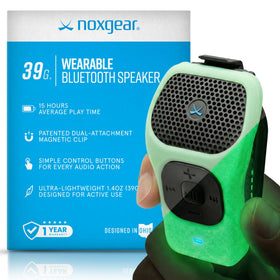 Noxgear 39g magnetic clip attachment secures to gear for hands-free listening.