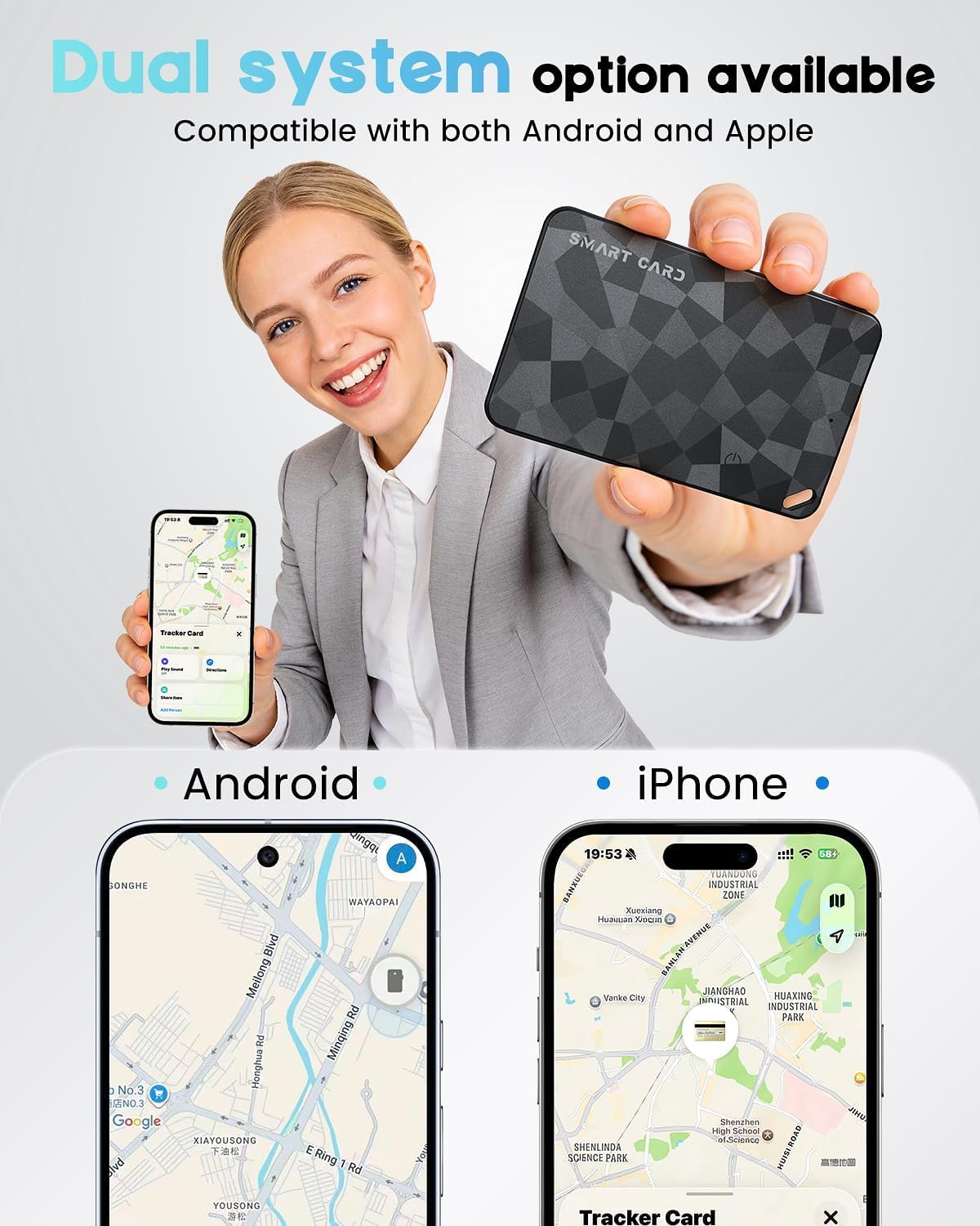 NozlaID on wireless charging pad illustrating easy recharging
