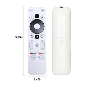 NPTWARCOT remote in use beside Onn box highlighting easy control