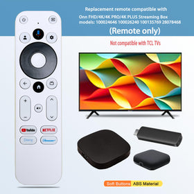 NPTWARCOT remote demonstrates compatibility with Onn 4K Pro and 4K Plus