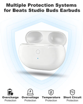 NPYXBR interior close-up showing secure earbud fit and protective cradle