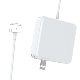 Nsetiu 60W Mag 2T-Style Charger front view, ready for MacBook charging