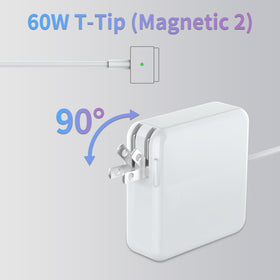 Nsetiu 60W Mag 2T-Style Charger in-use with MacBook Pro