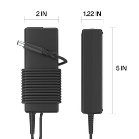 nsetiu 90W adapter includes a 5 ft cord for flexible desk placement.