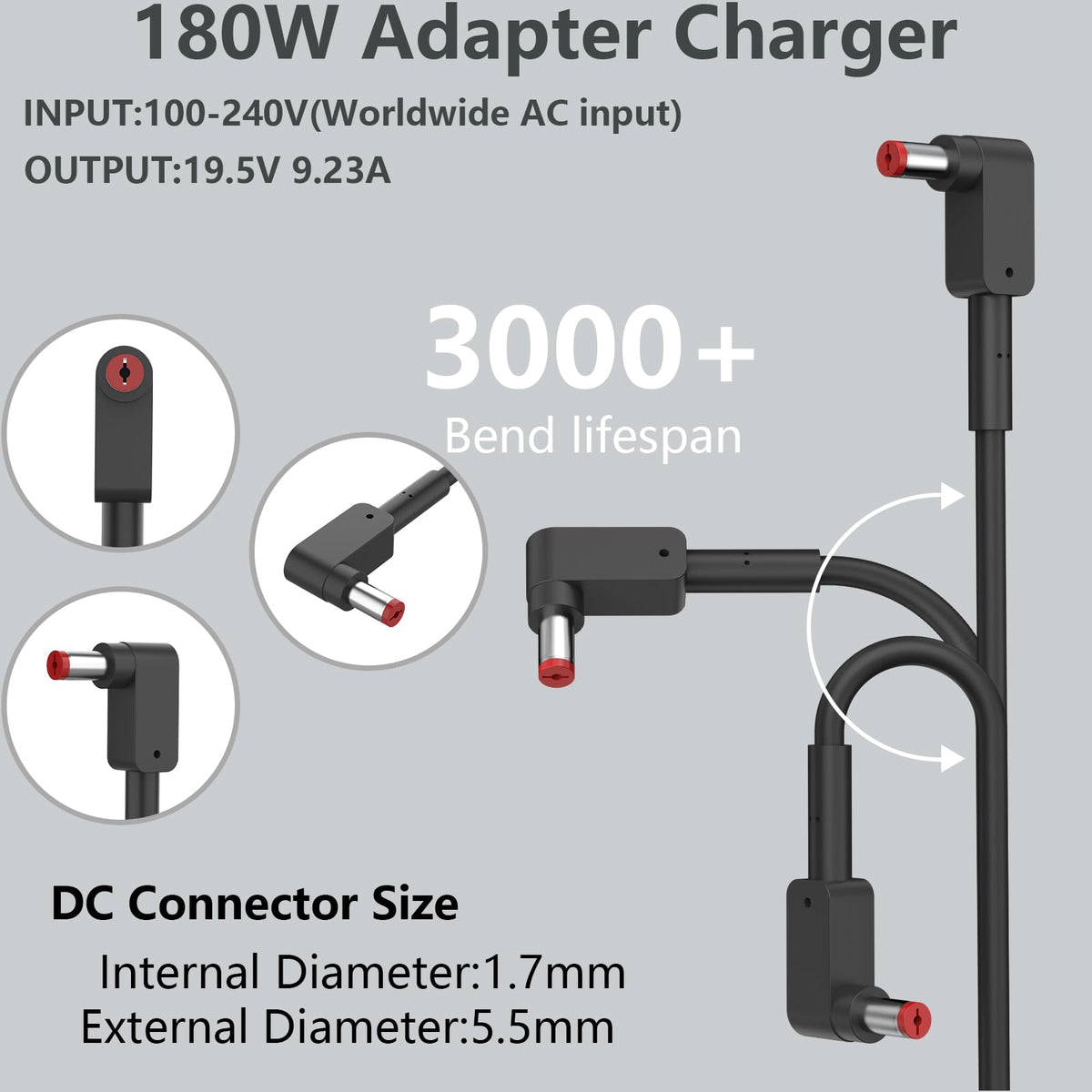 nsetiu compact packaging with charger and cable, ideal for travel
