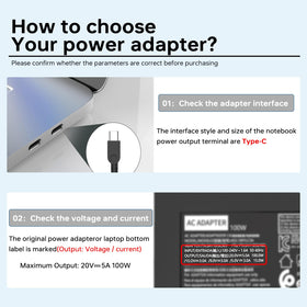 nsetiu power cord and adapter included for ready-to-use complete charging