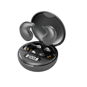 Nsiucion front view showing earbuds and compact case, ideal for comfortable sleep