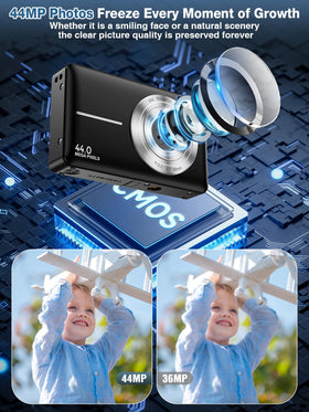 Nsoela back view with 2.4-inch IPS display for clear preview