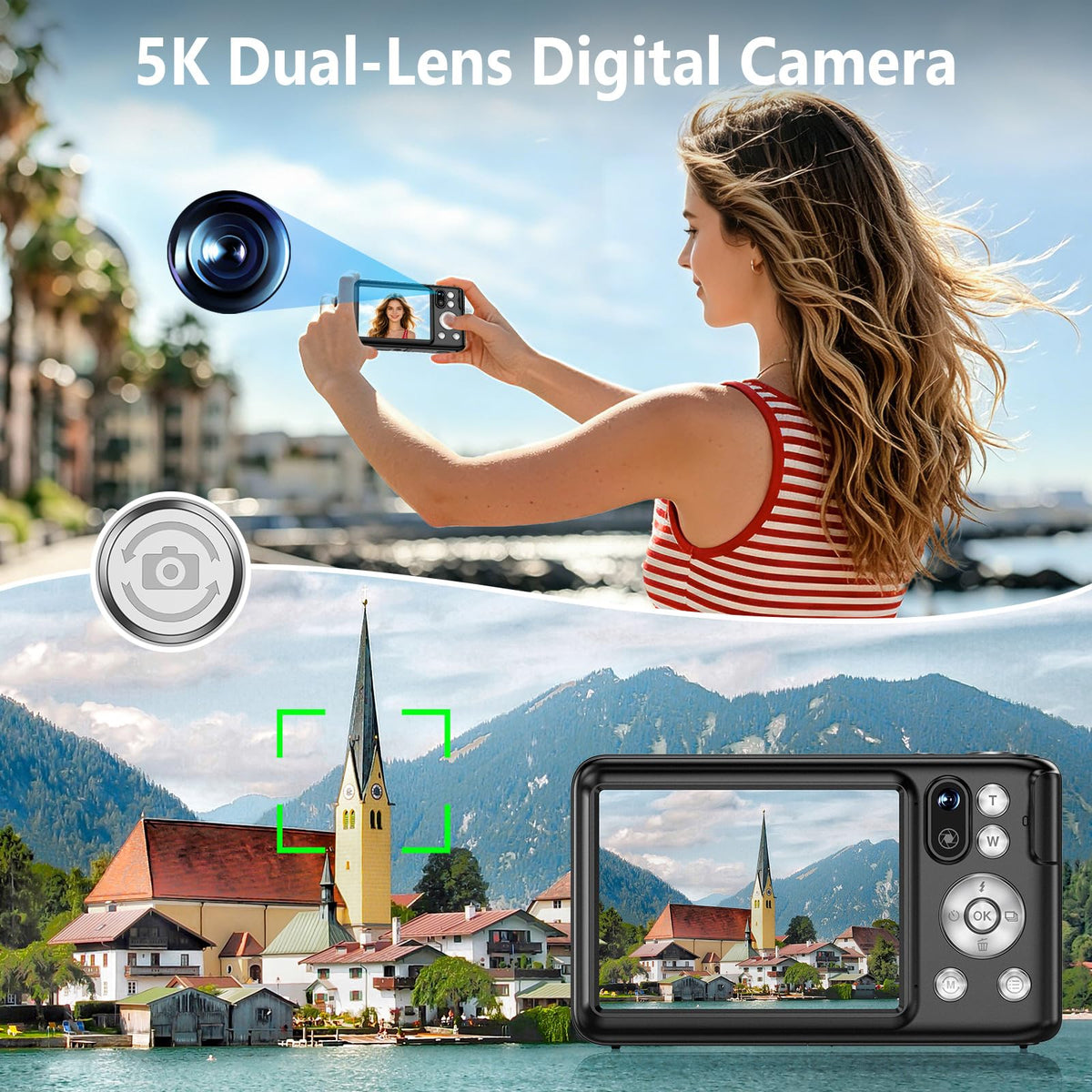Nsoela record-while-charging supports continuous filming for longer sessions.