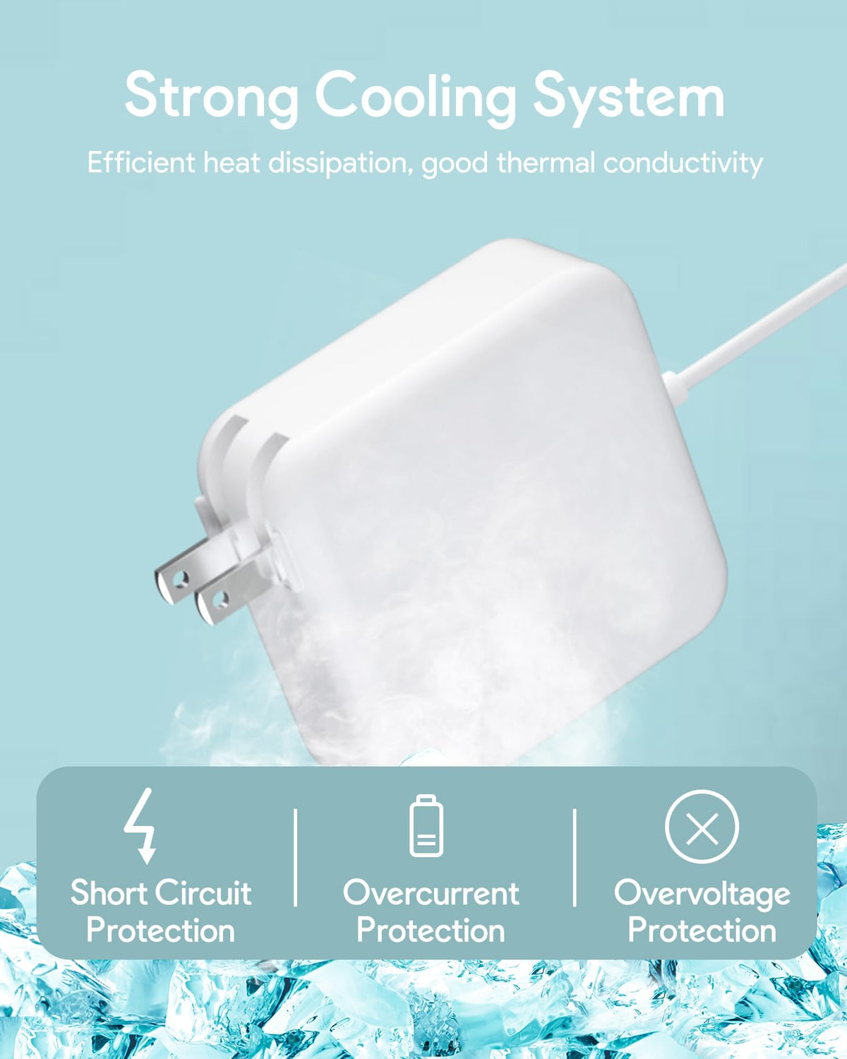 NSPENCM built-in safety IC guards against over-current and short-circuit