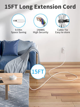 NTONPOWER 2-prong to 3-prong adapter provides grounded option in older homes