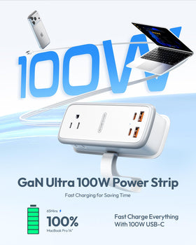 NTONPOWER closeup of USB-C ports delivering fast charging benefits