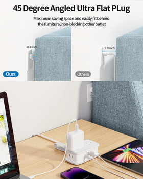NTONPOWER compact size is ideal for hotel desks and bags