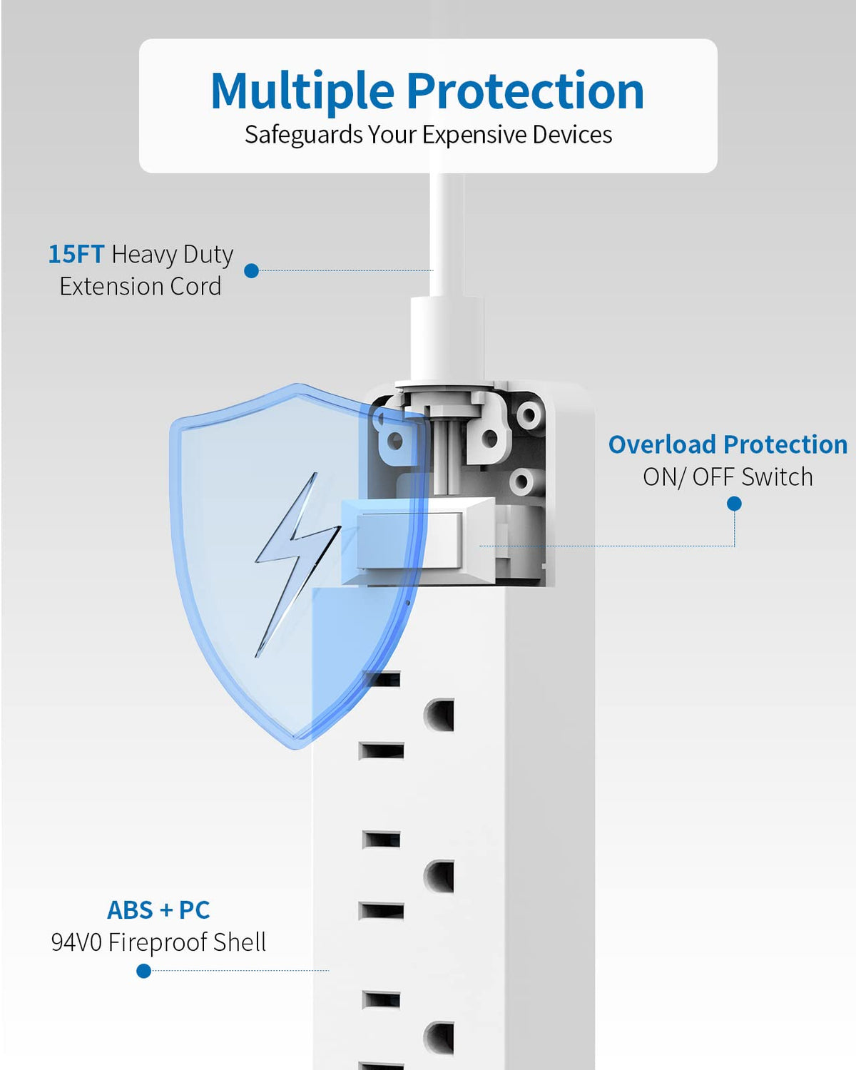 NTONPOWER bundled cord tie and packaging for easy storage and setup