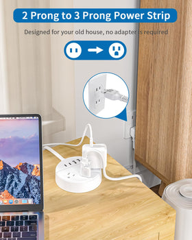 NTONPOWER flat right-angle plug designed to fit tight spaces beside furniture.