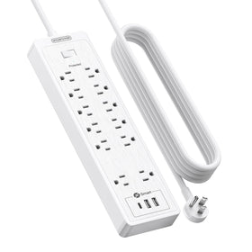 NTONPOWER front view showing 12 outlets and neat layout for organized power