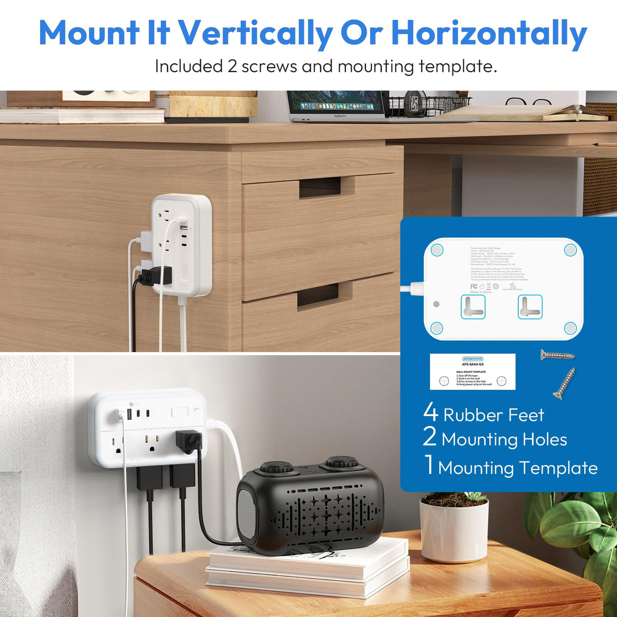 NTONPOWER ideal for indoor use in home, office, or dorm.