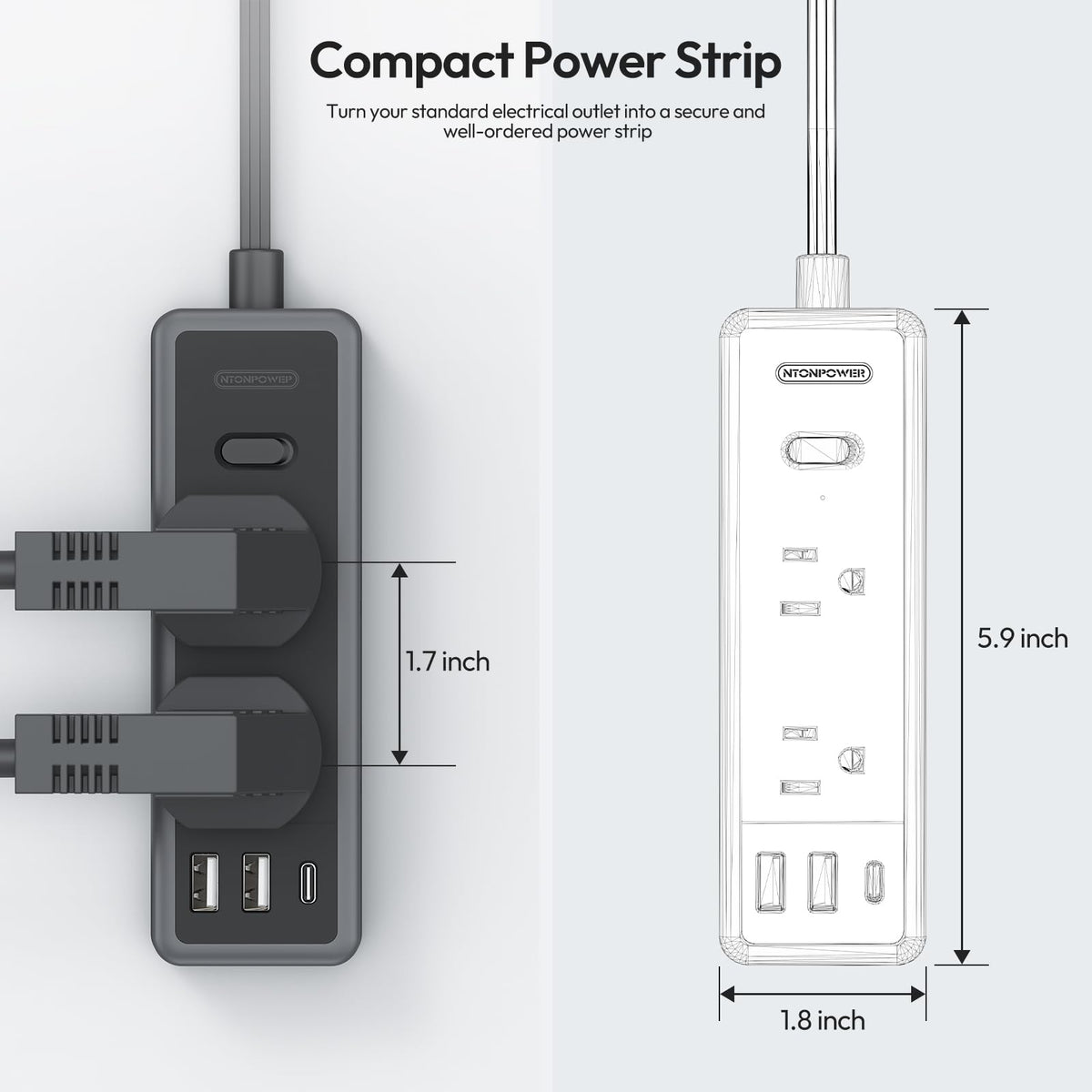 NTONPOWER on desk powering laptop and phone for clutter-free workspace benefit