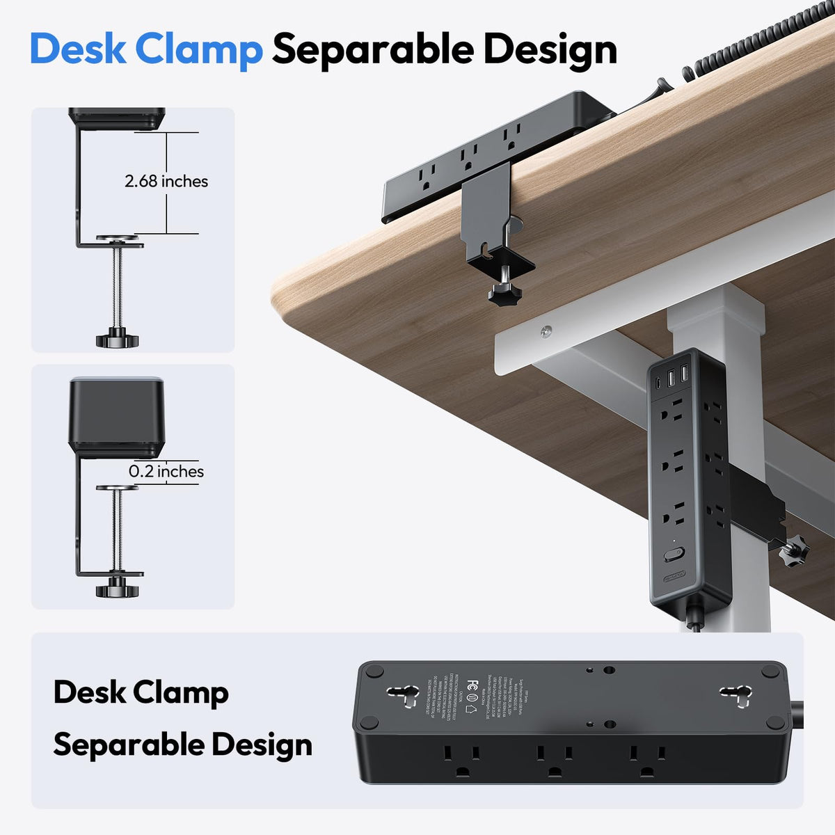 NTONPOWER in home office setting keeping cords organized and accessible