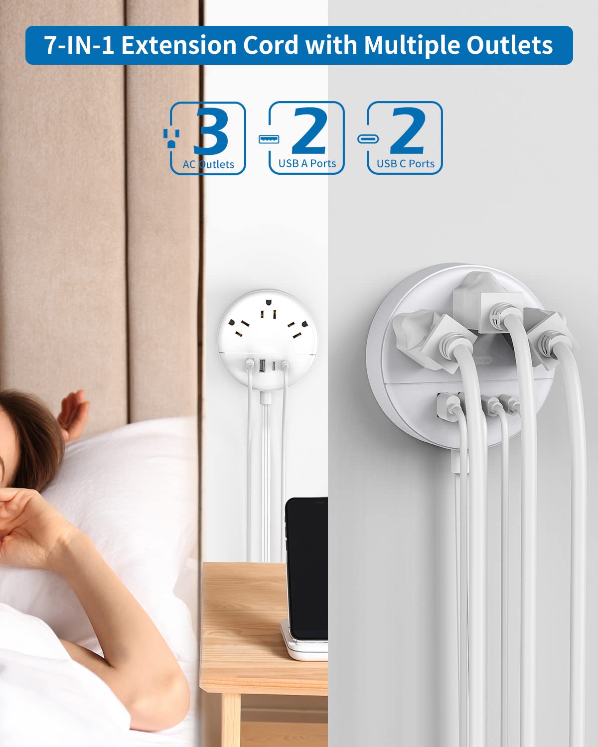 NTONPOWER compact design suits home office, dorm, and travel.