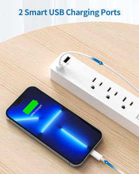 NTONPOWER on nightstand showing tidy charging station and easy access