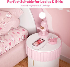 NTONPOWER pink USB ports support smart charging.