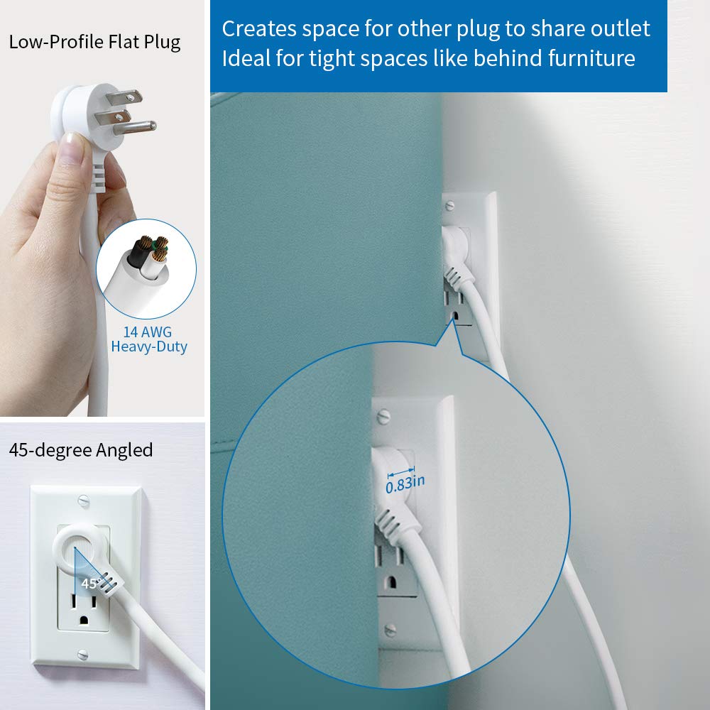 NTONPOWER seven-outlet desk strip powers multiple devices