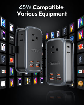 NTONPOWER slim side profile, compact GaN design saves space in bags