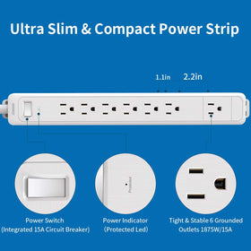 NTONPOWER surge protector with 1080 joules protection for electronics