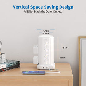 NTONPOWER surge protector with overload protection safeguards equipment
