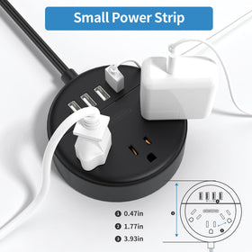 NTONPOWER travel-friendly compact power strip for bags and hotels