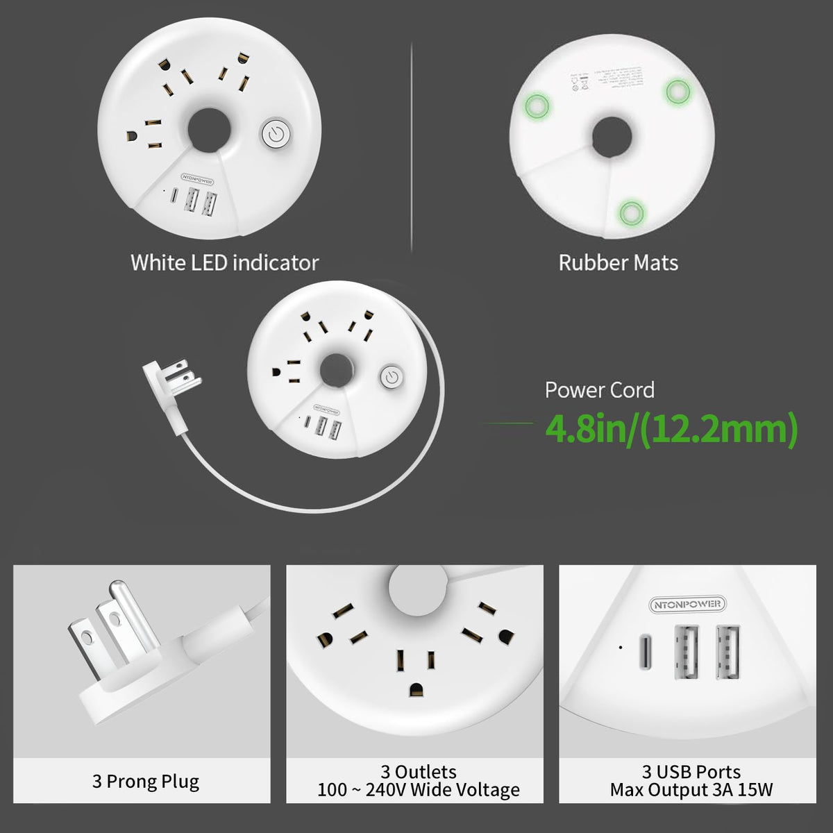 NTONPOWER portable energy hub for on-the-go charging