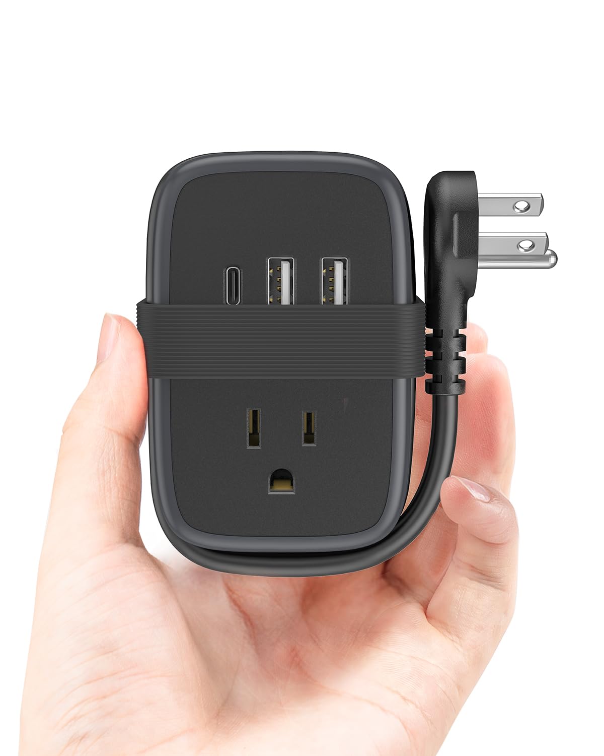 NTONPOWER travel power strip with flat plug for cruise cabins and hotel rooms