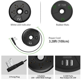 NTONPOWER travel setup shows how to connect devices in tight spaces.