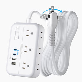 NTONPOWER two-prong to three-prong outlet adapter converting older sockets for safer grounding.