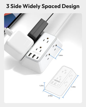 NTONPOWER USB-A ports support simultaneous charging for accessories.