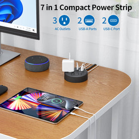 NTONPOWER USB charging station with 4 ports including USB-C
