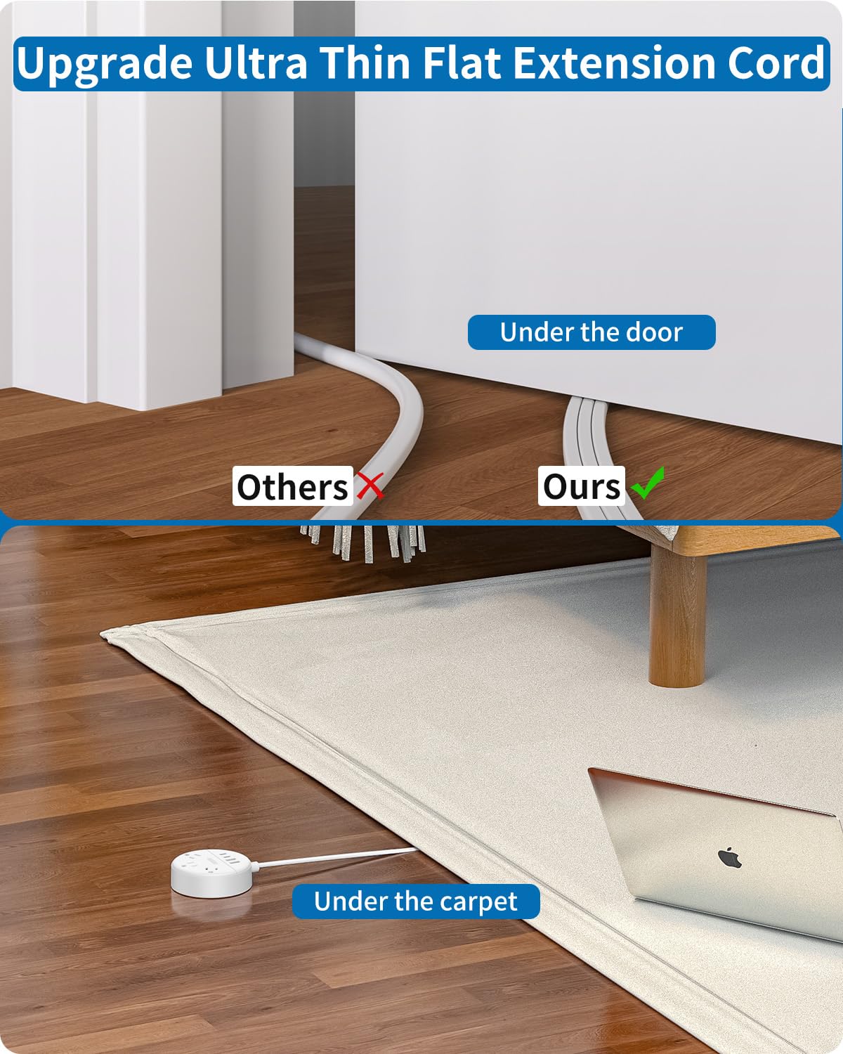 NTONPOWER USB ports with 2 USB-C deliver versatile charging for devices