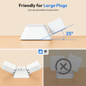 NTONPOWER close-up of USB-A and USB-C ports plus AC sockets for versatile charging