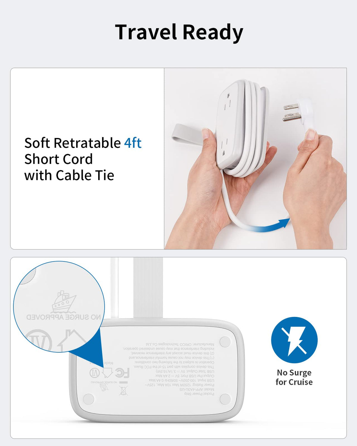 NTONPOWER USB ports close-up highlighting fast charging for phones and tablets