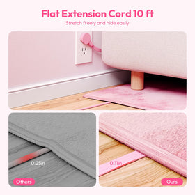 NTONPOWER pink dorm-room decor enables convenient multi-device charging.