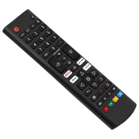 NTQinParts LG remote for 65UQ7070ZUE, side view, ergonomic grip for comfortable operation
