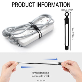 Nuanchu tied charging cable in hand showing neat storage benefit