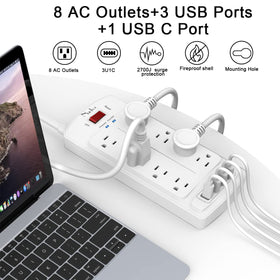 Nuetsa USB ports close-up illustrating fast smart charging benefit