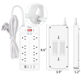 Nuetsa label close-up displaying electrical specs and ETL certification
